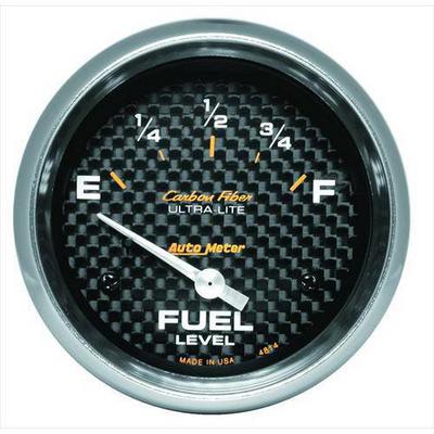 Auto Meter Carbon Fiber Electric Fuel Level Gauge - 4814